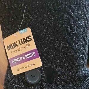 Muk Luks Black Women's Winter Boots